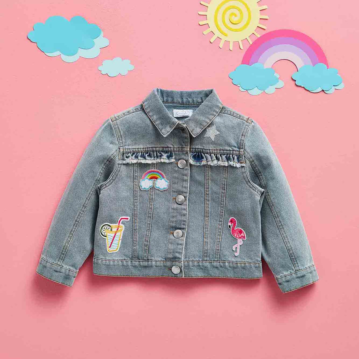 Denim Patch Jacket