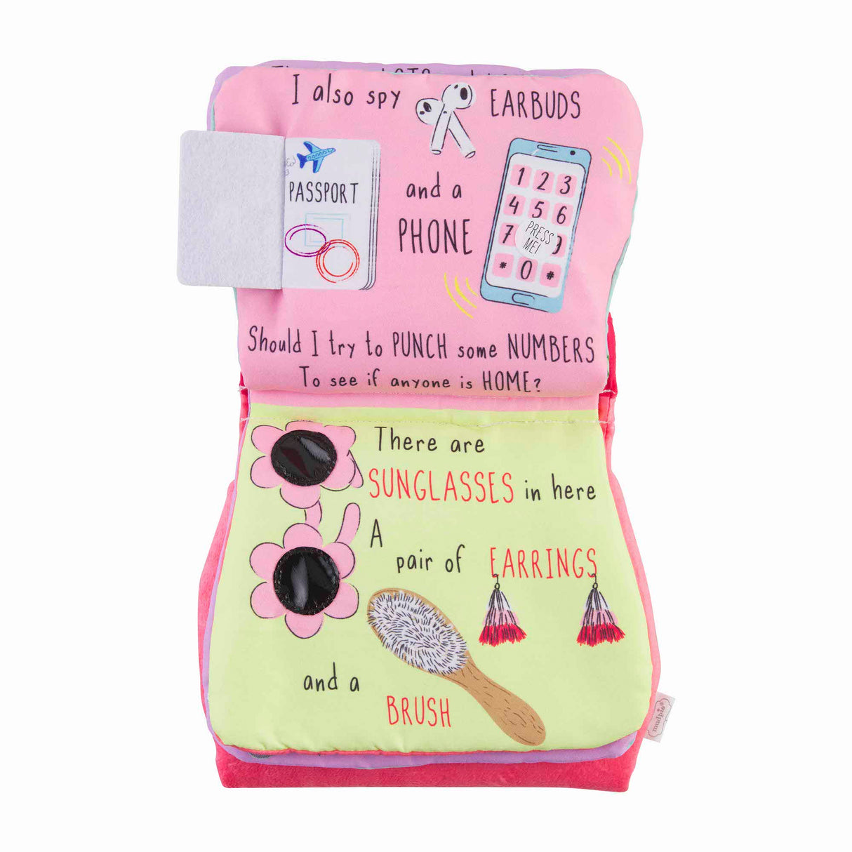 Mom's Purse Plush Book