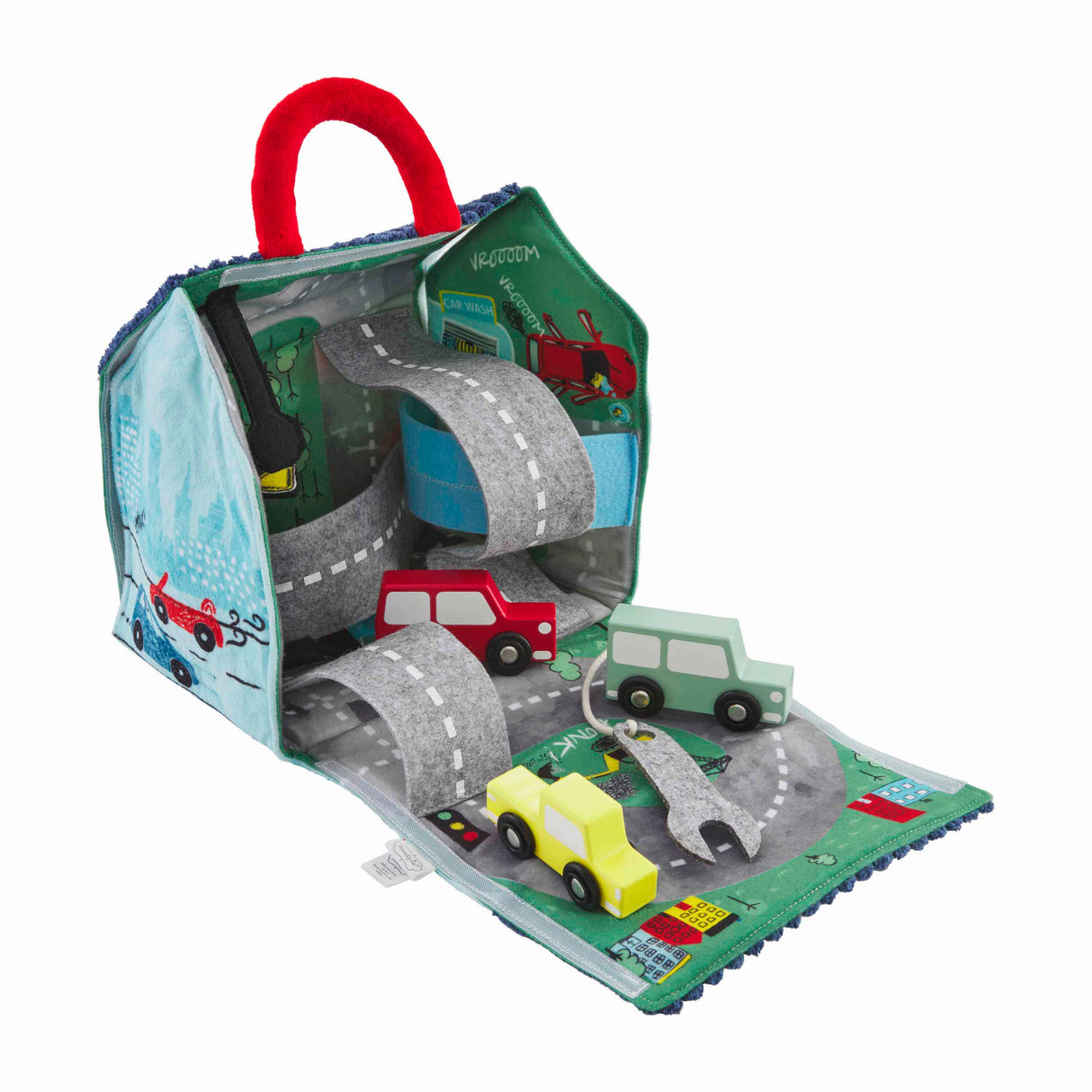 Car Racing Tracks Plush Set
