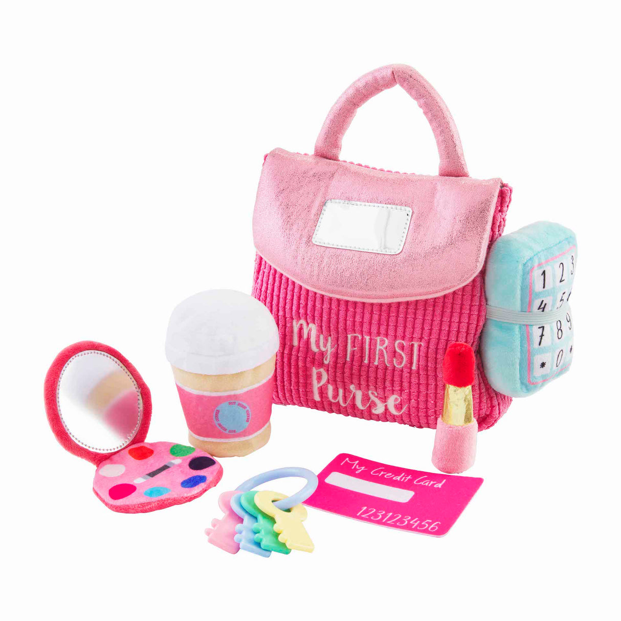 My First Purse Hot Pink Plush Set