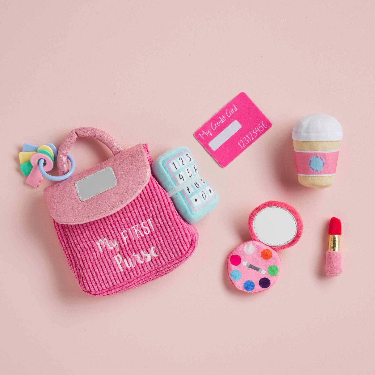 My First Purse Hot Pink Plush Set