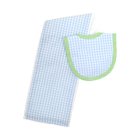 Train Drooler Bib & Burp Set