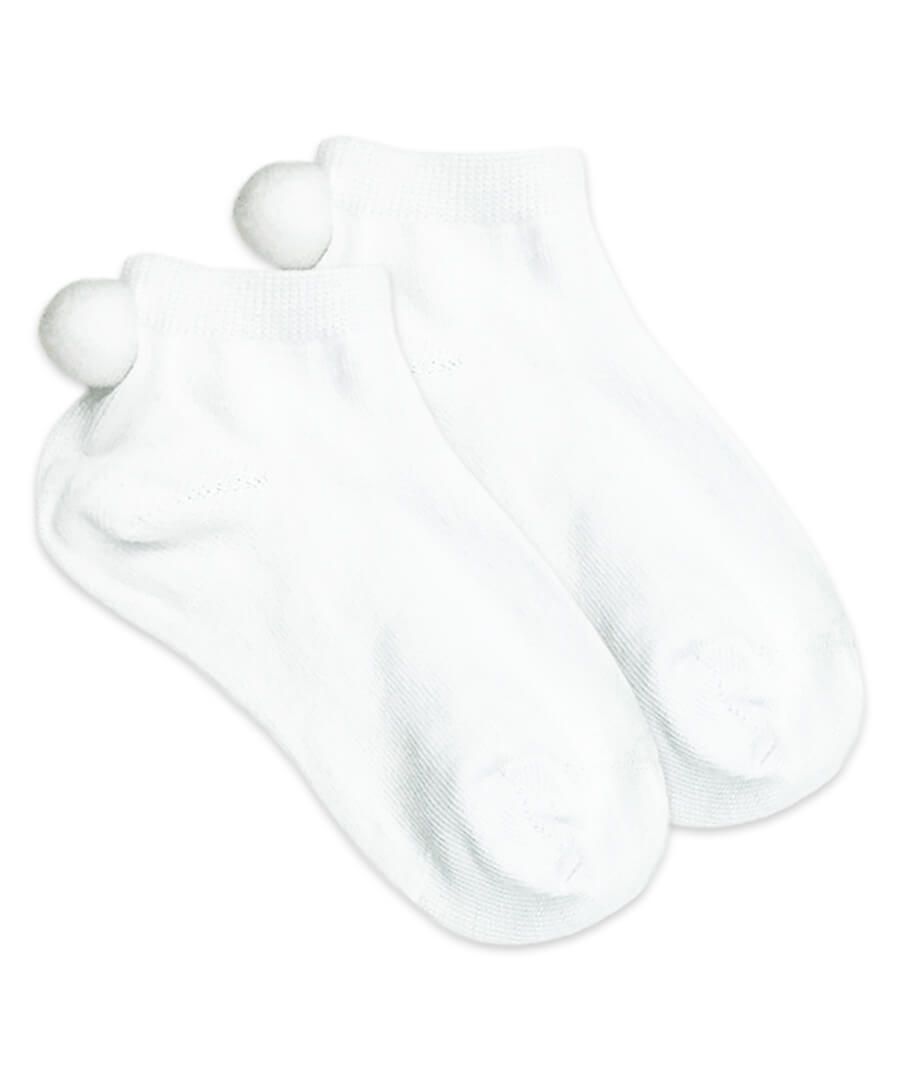 Low Cut Pom Pom Tennis Socks
