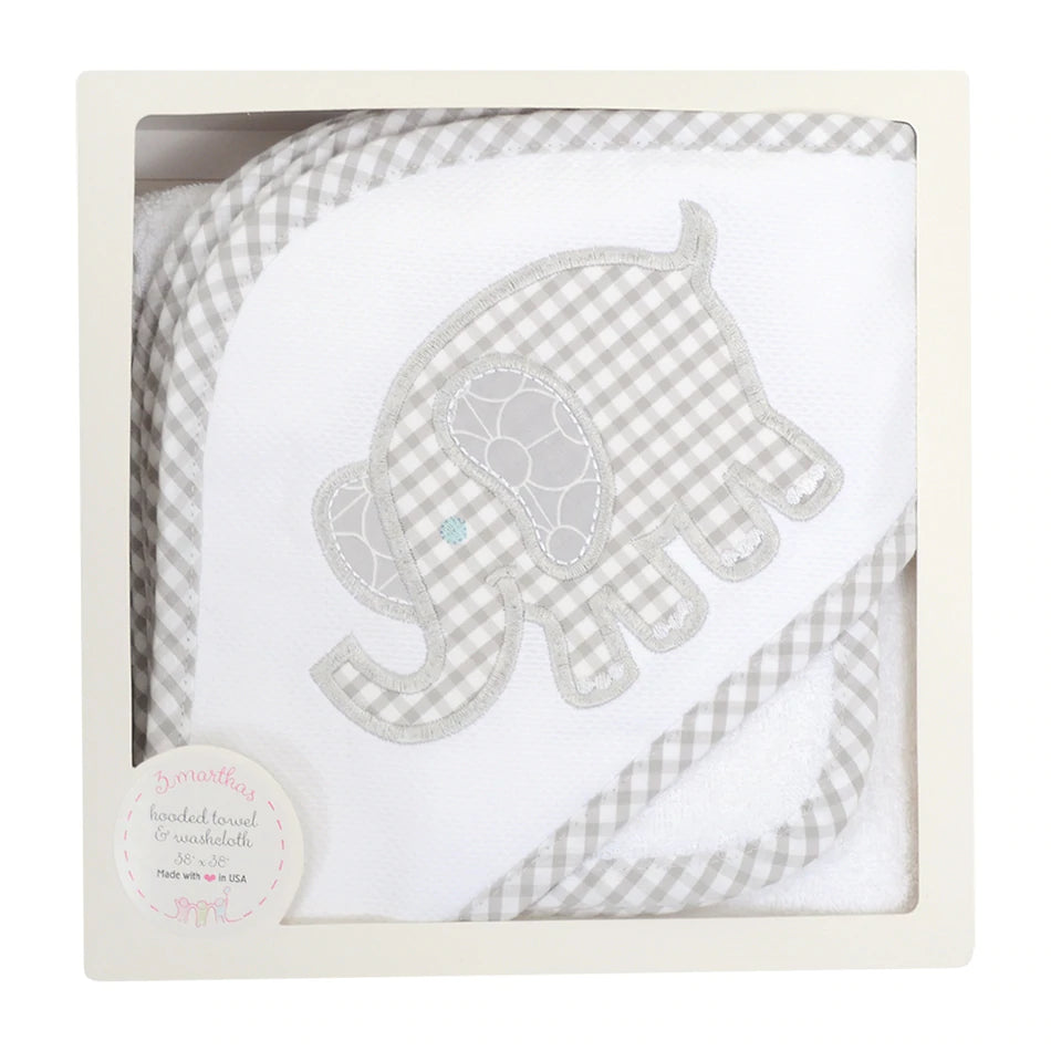 Elephant Hooded Towel Set