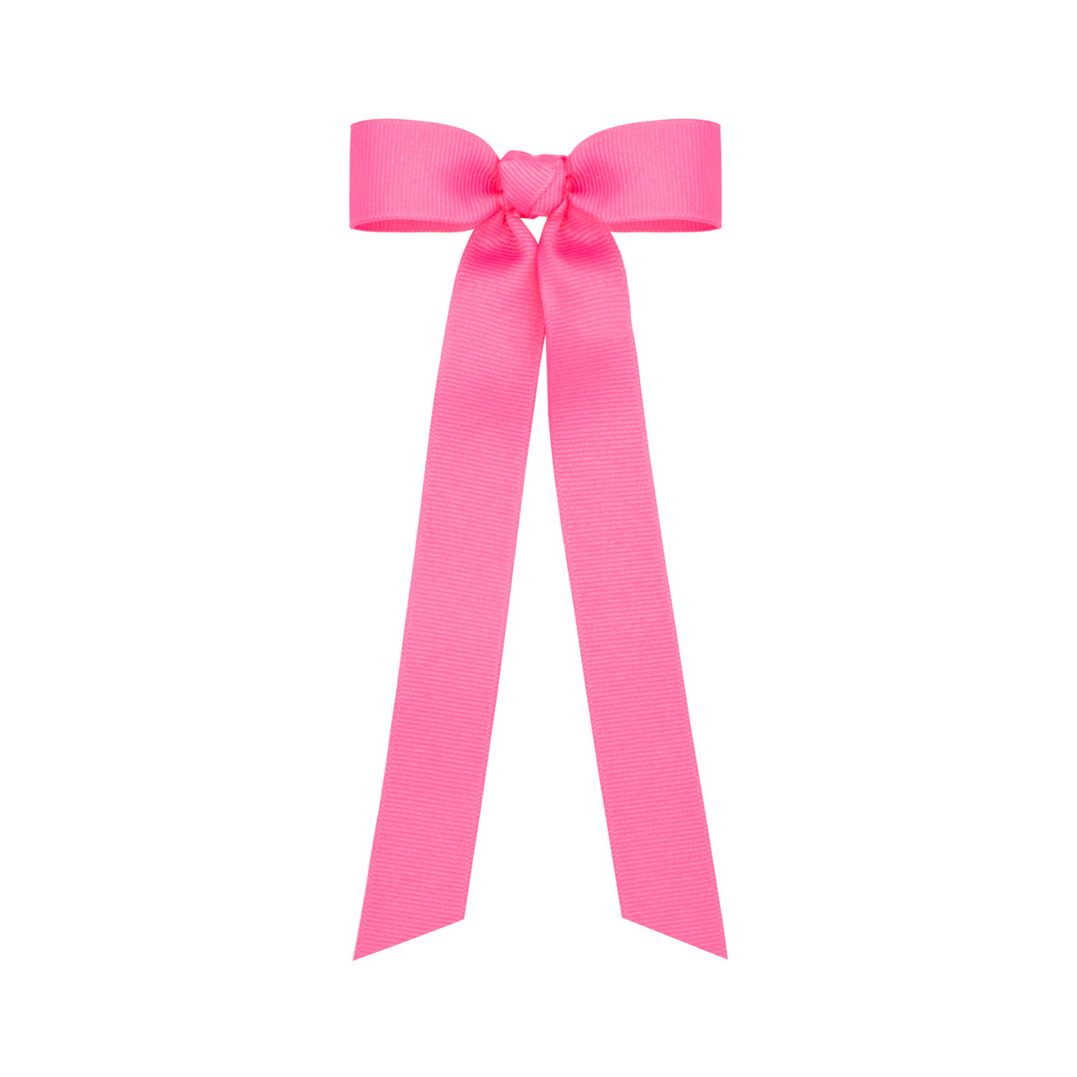 Grosgrain Hair Bowtie with Knot Streamer