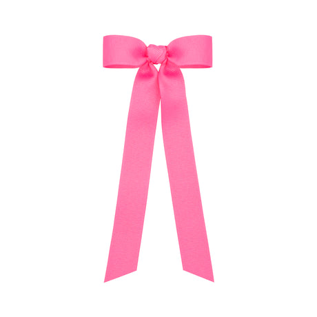 Grosgrain Hair Bowtie with Knot Streamer