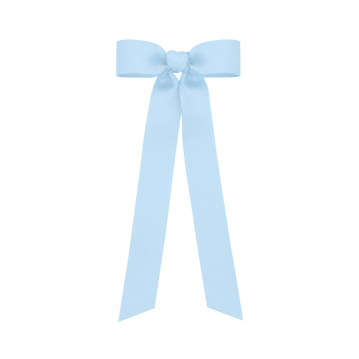 Grosgrain Hair Bowtie with Knot Streamer