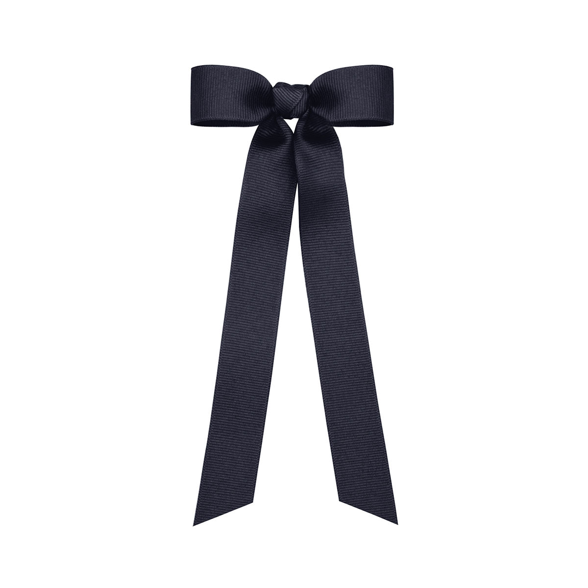 Grosgrain Hair Bowtie with Knot Streamer
