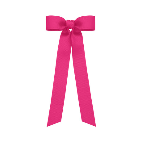 Grosgrain Hair Bowtie with Knot Streamer
