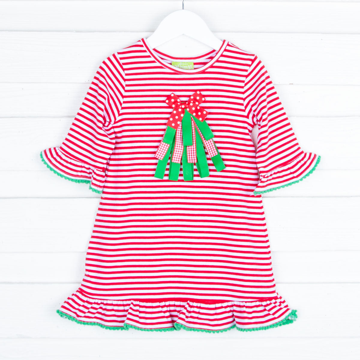 Christmas Tree Stripe Milly Dress