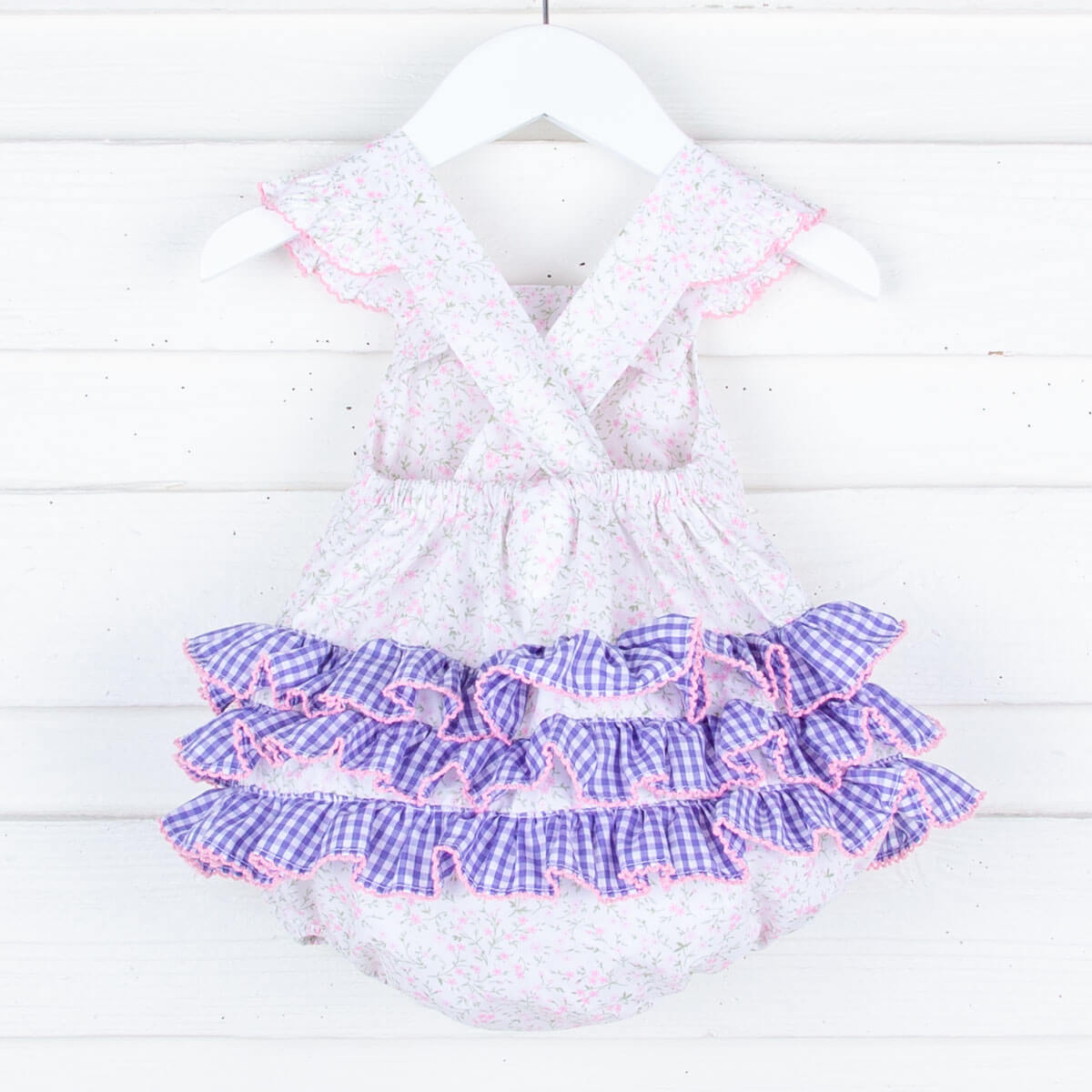 Spring Floral Ruffle Bubble