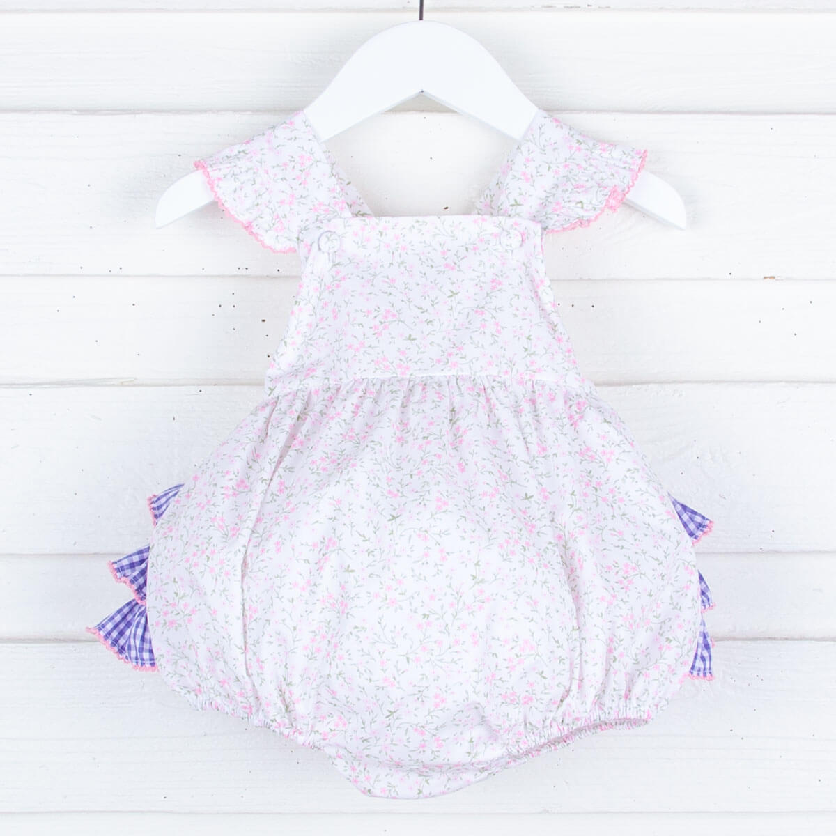 Spring Floral Ruffle Bubble