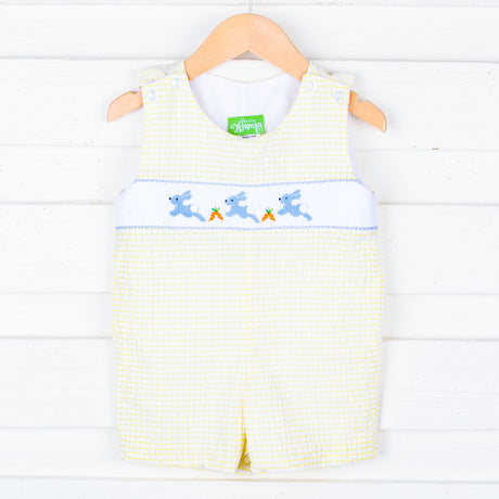 Hoppy Bunnies Smocked Jon Jon