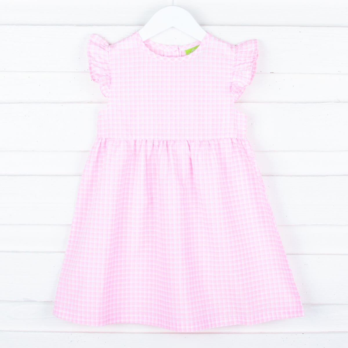 Light Pink Plaid Anna Dress