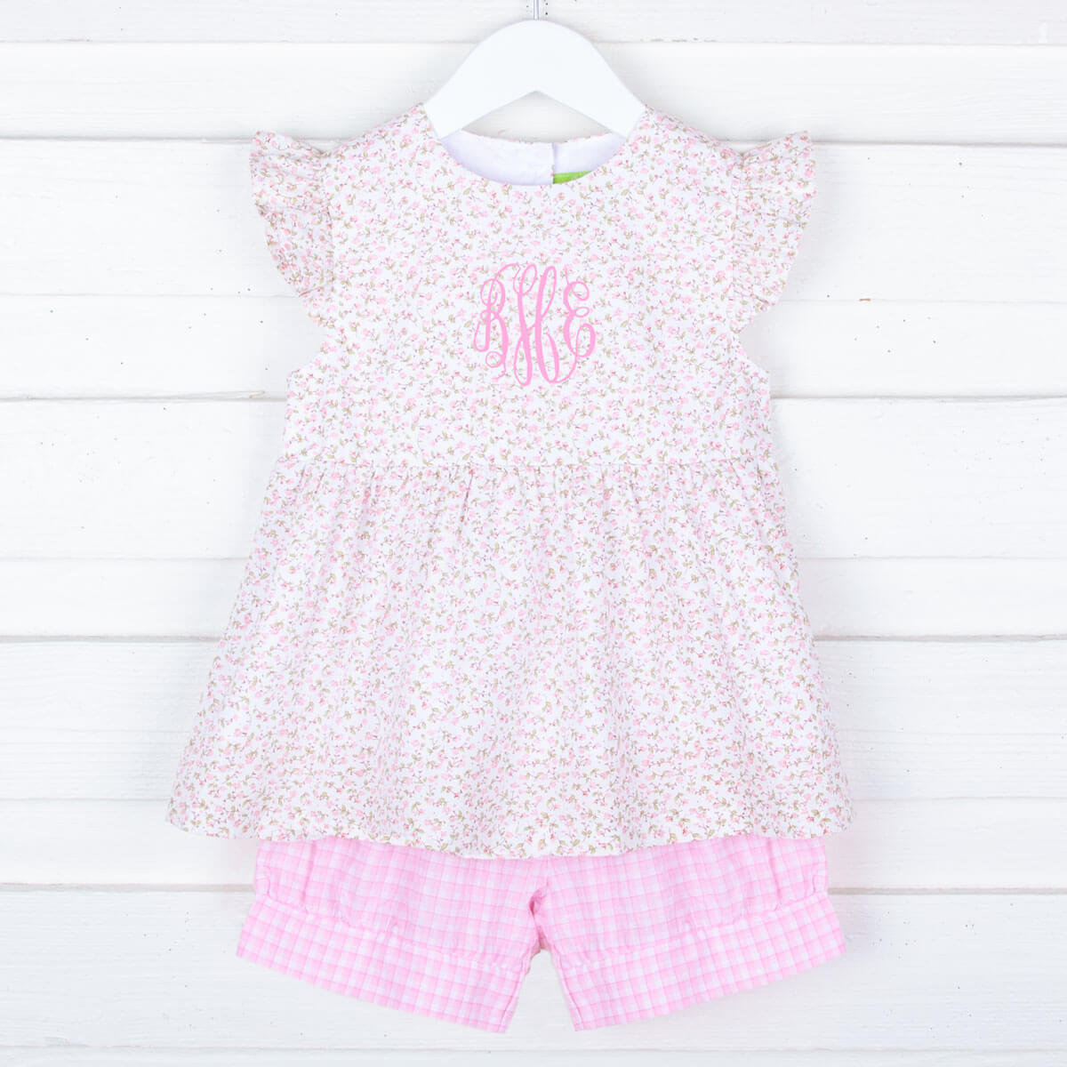 Sweet Rose Pink Floral Anna Short Set