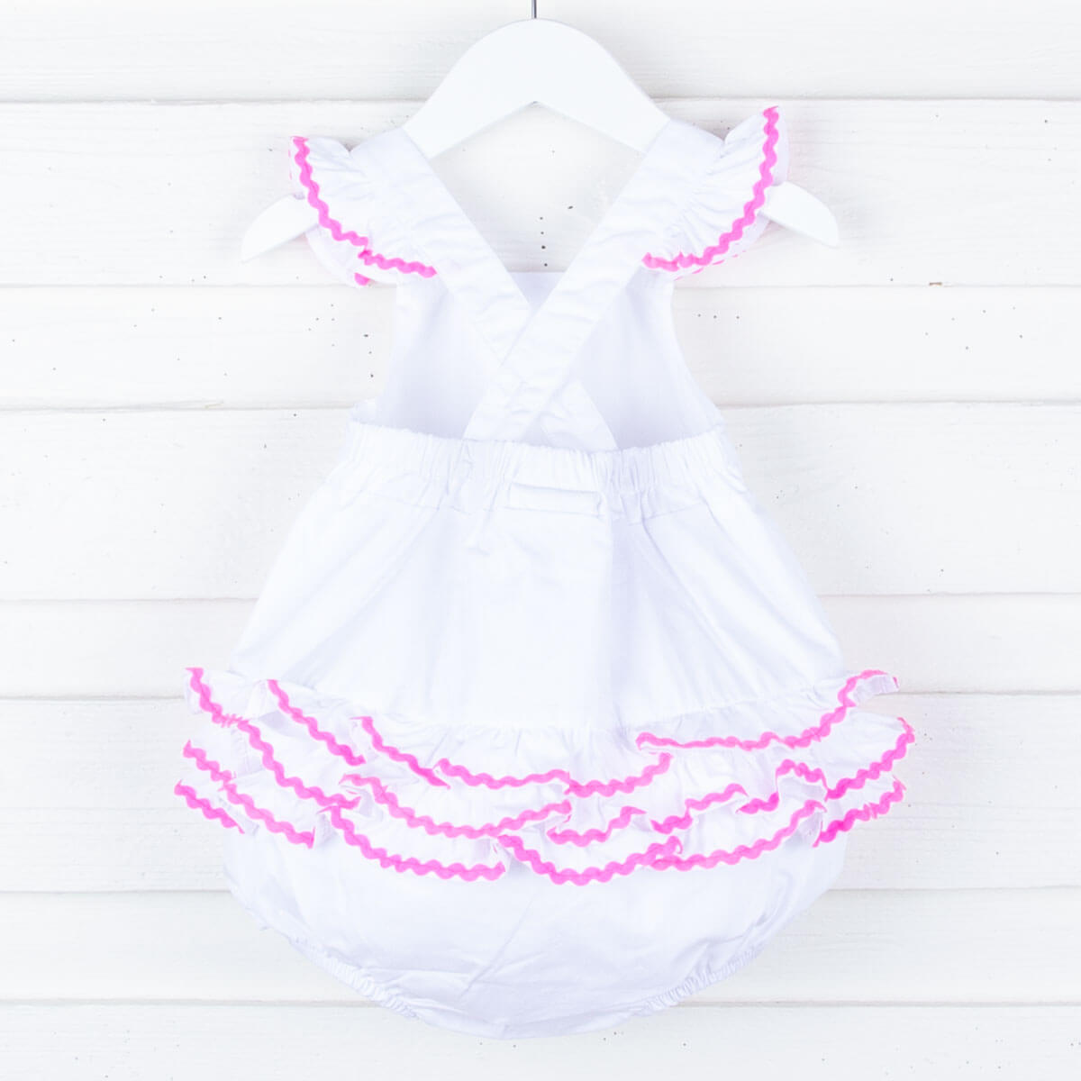 White Ruffle Bubble