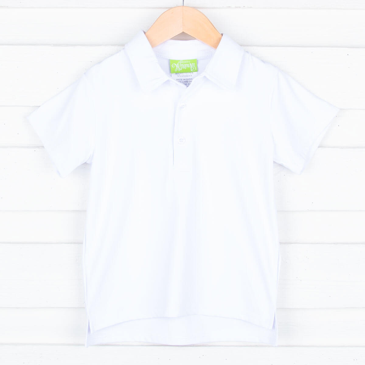 White Performance Polo