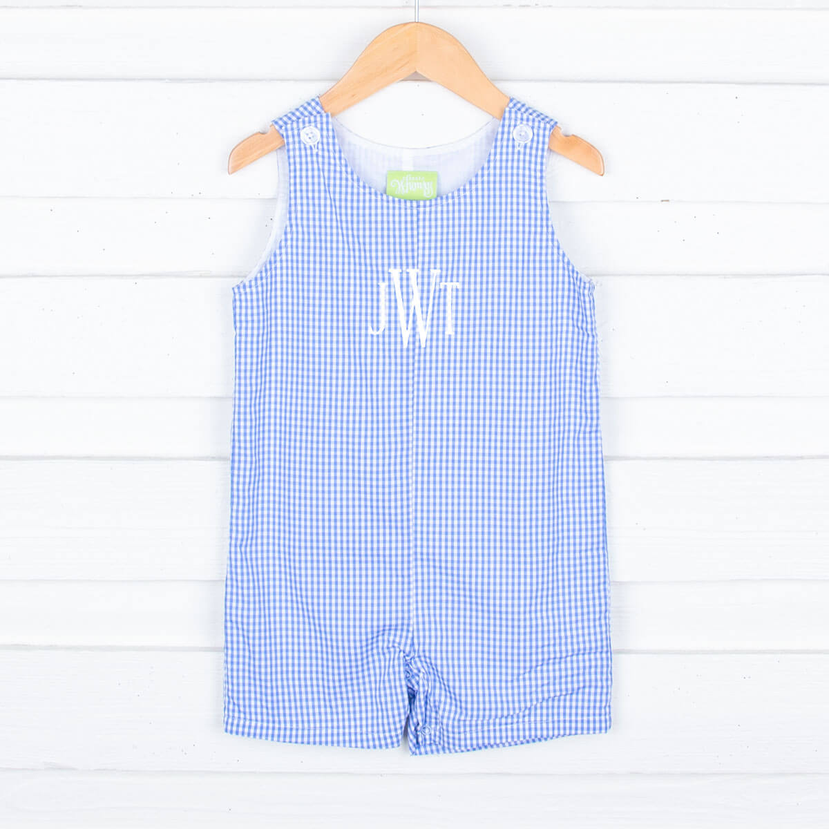 Blue Gingham Jon Jon