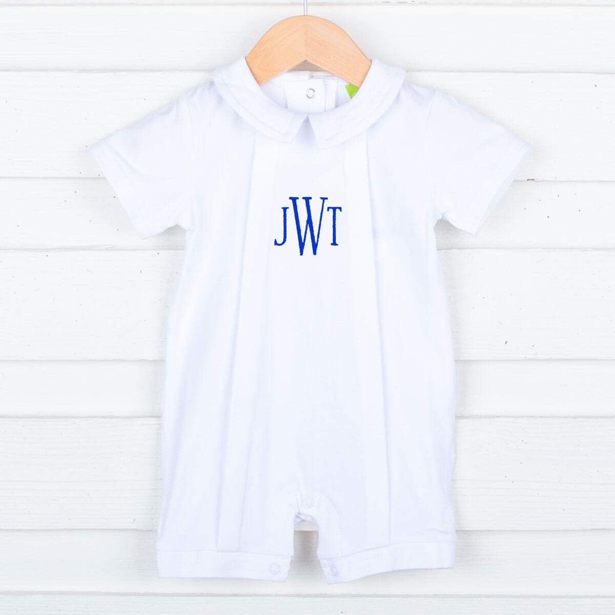 White Sailor Knit Romper