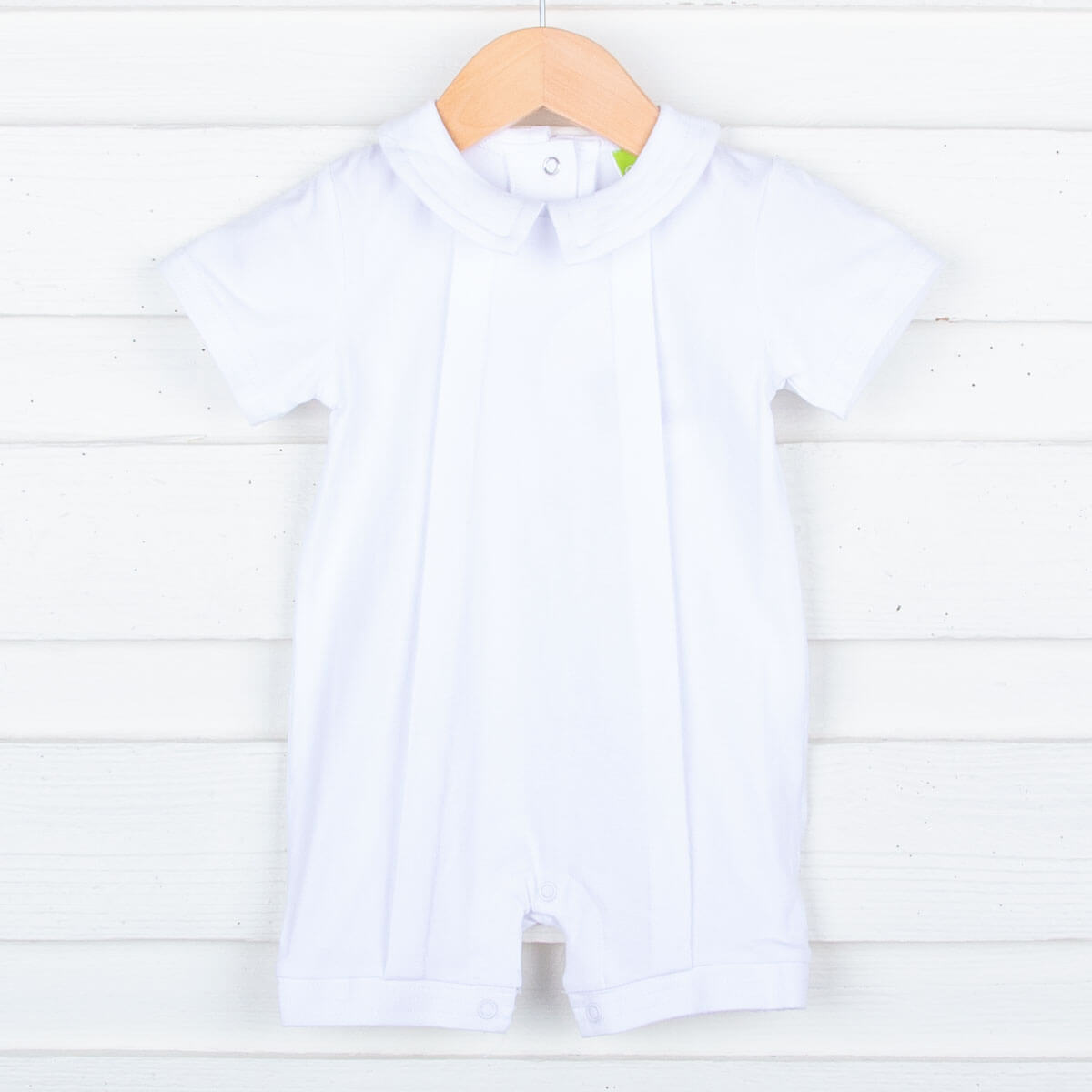 White Sailor Knit Romper