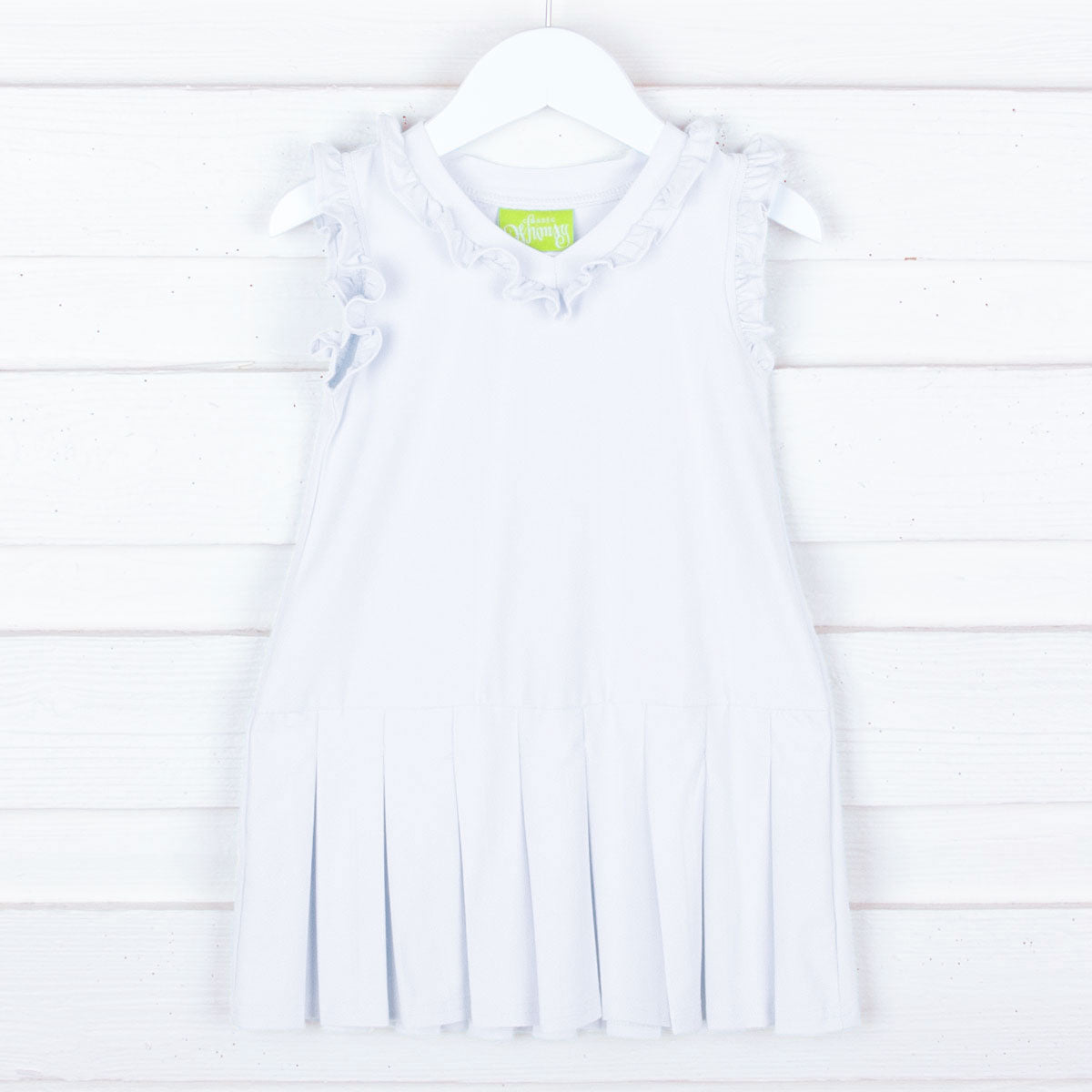 White Ruffle Tennis Dress