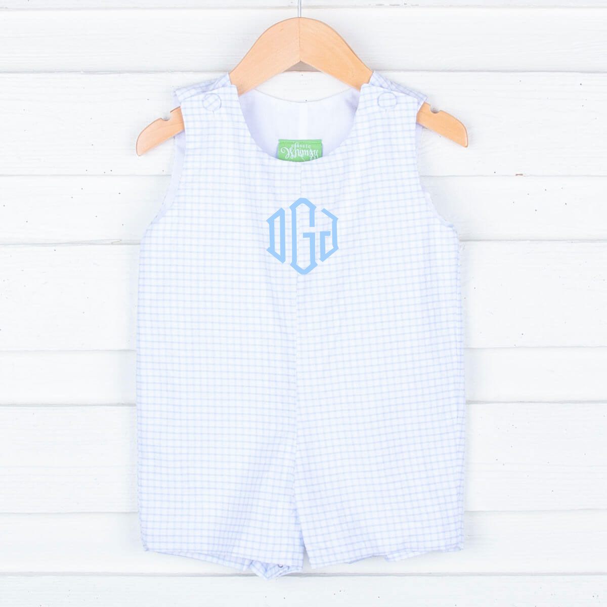 Blue Seersucker Jon Jon