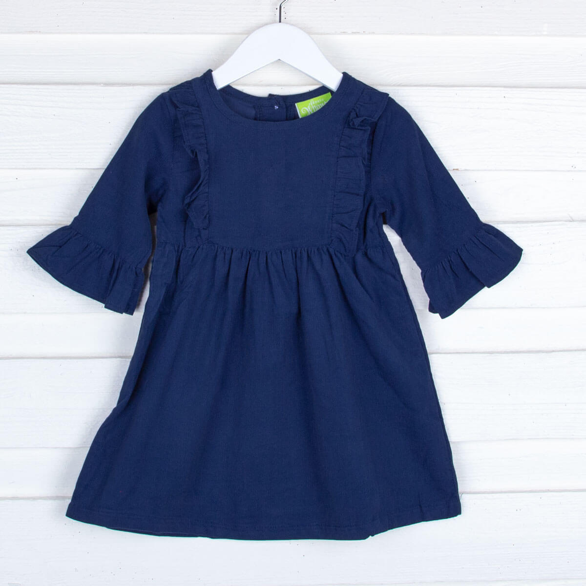 Navy Corduroy Olivia Dress
