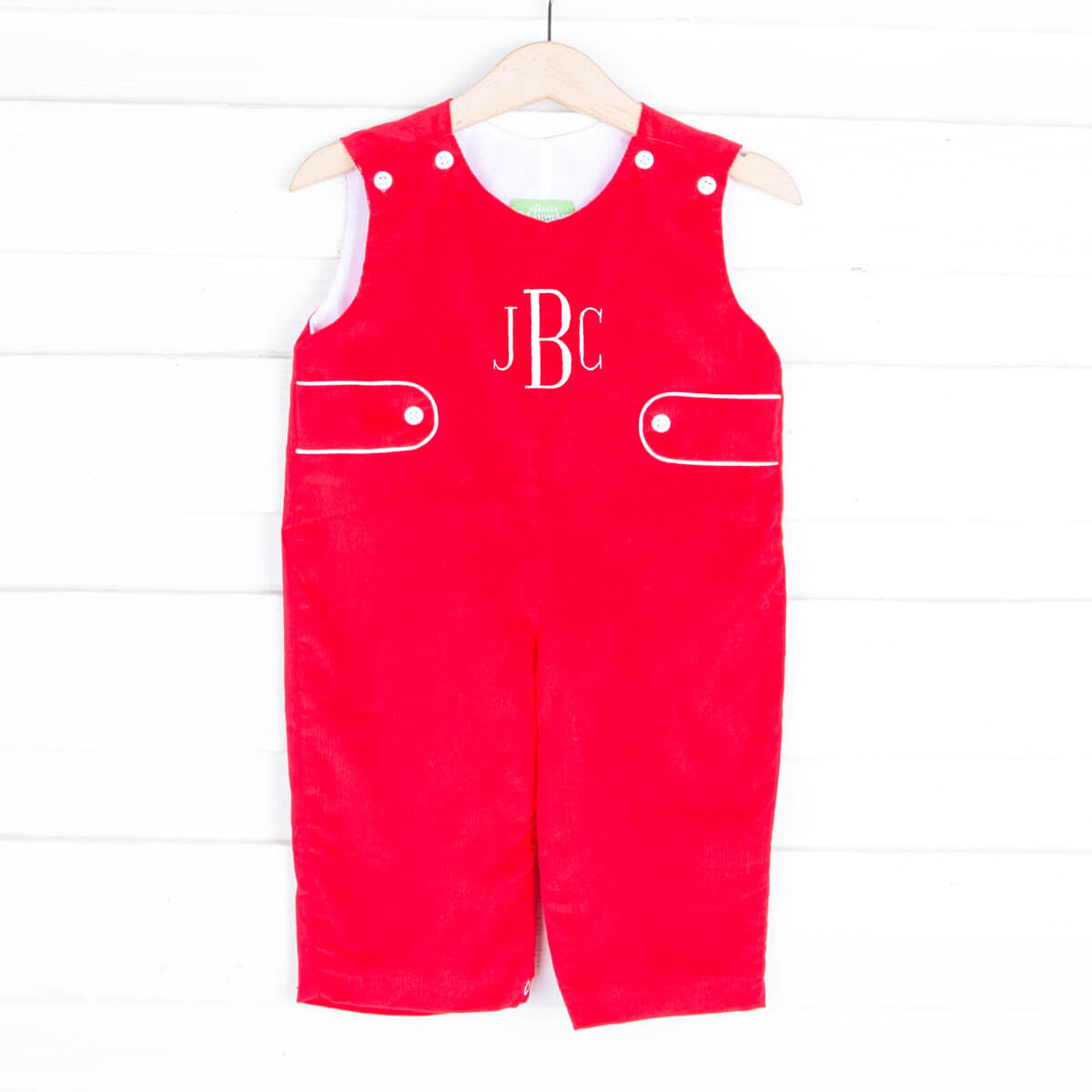 Solid Red Longall with Tabs