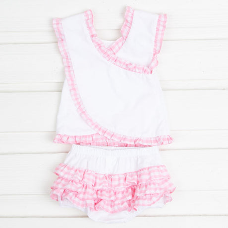 Cupcake Applique Popover Bloomer Set