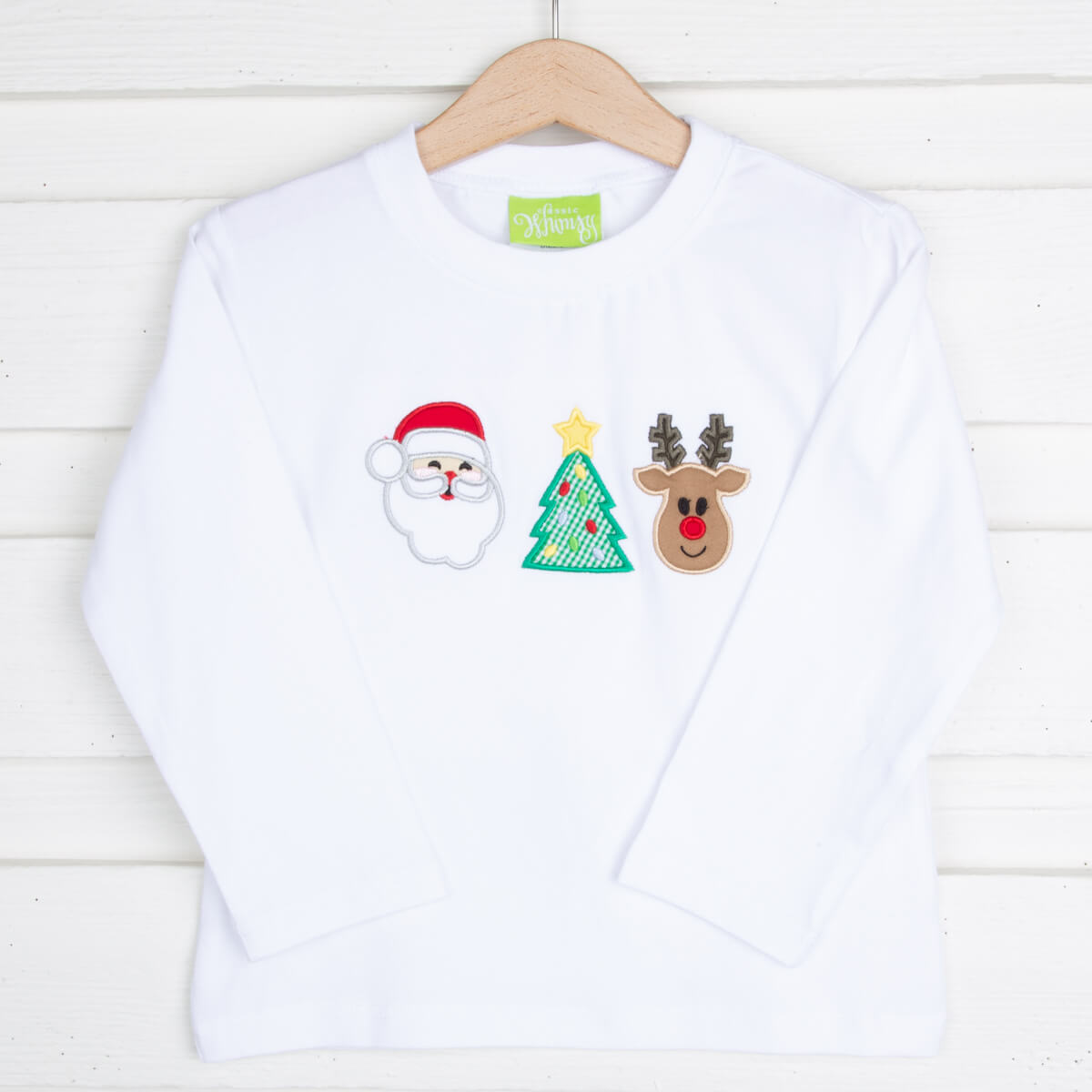 Christmas Cheer White Long Sleeve Shirt