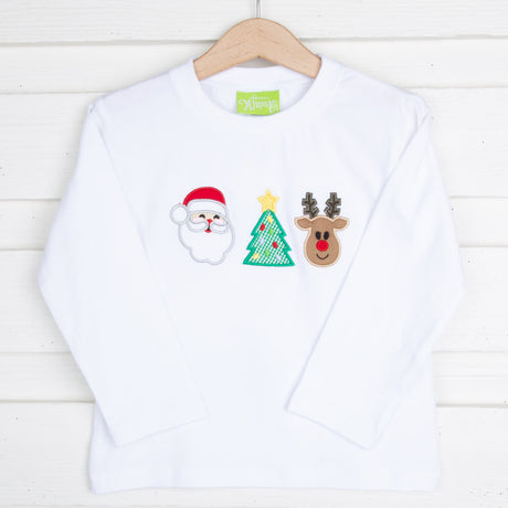 Christmas Cheer White Long Sleeve Shirt