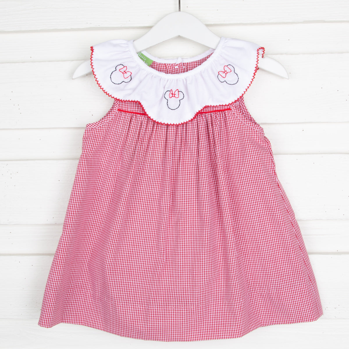 Embroidered Mouse Ears Quinn Dress