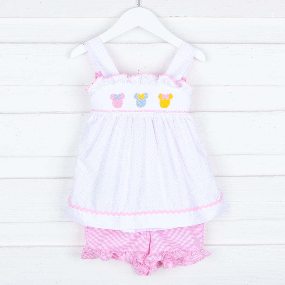 Sweet Mouse Ears Tie Back Short Set