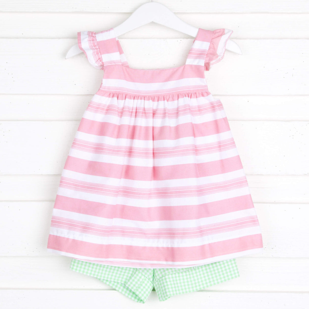 Pink Stripe Amy Short Set