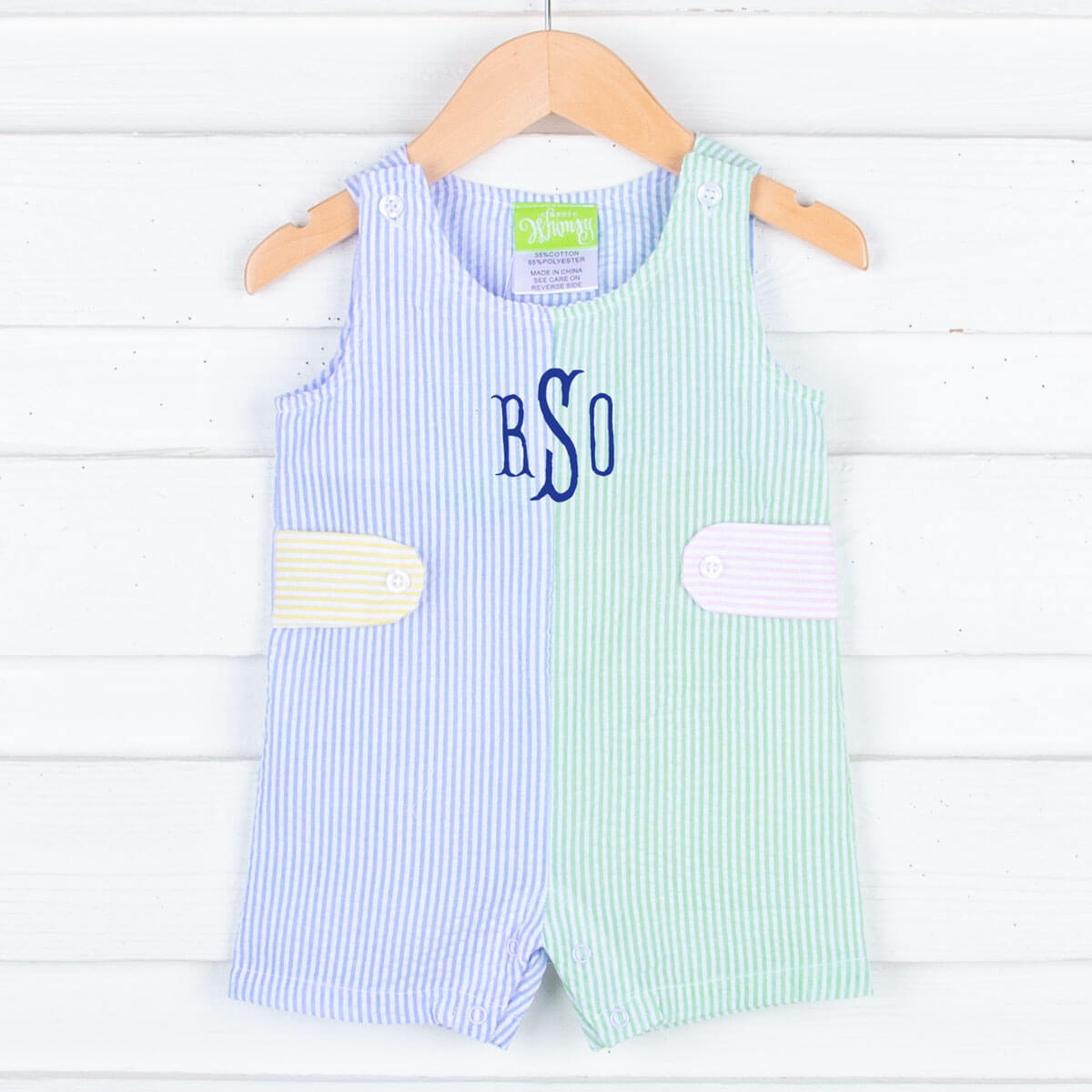 Multi Stripe Seersucker Jon Jon