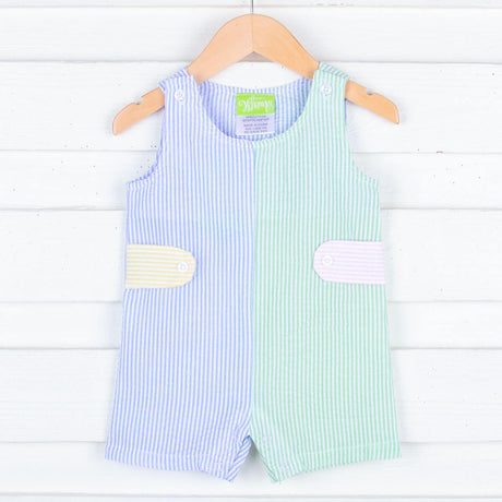 Multi Stripe Seersucker Jon Jon