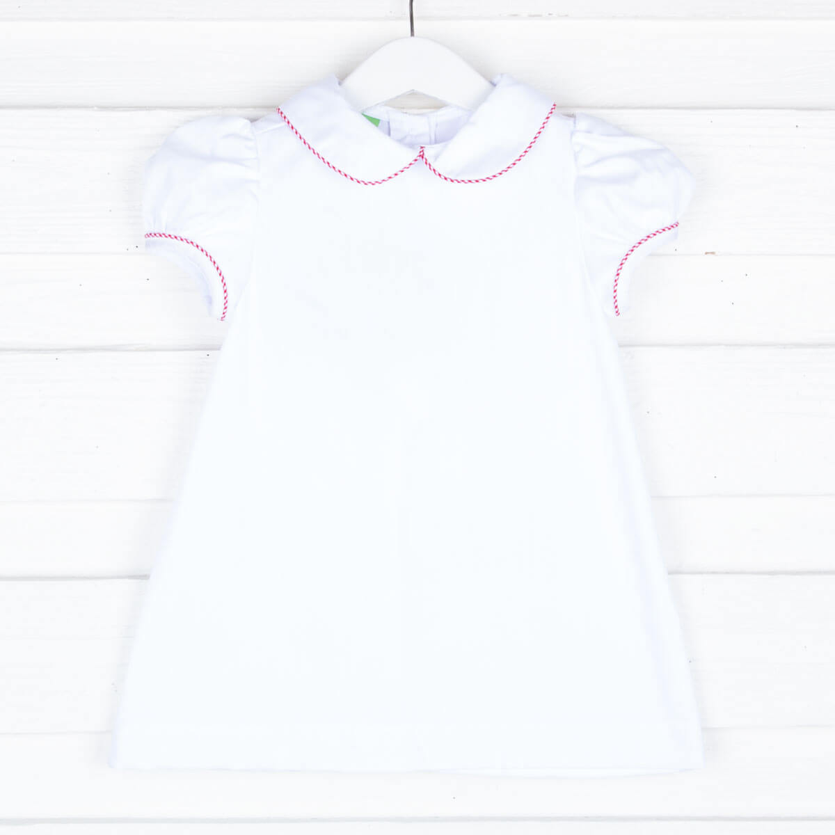 White Pique Sally Dress