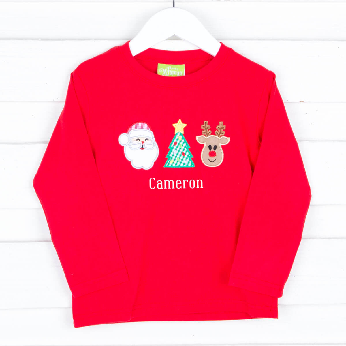 Christmas Cheer Red Long Sleeve Shirt