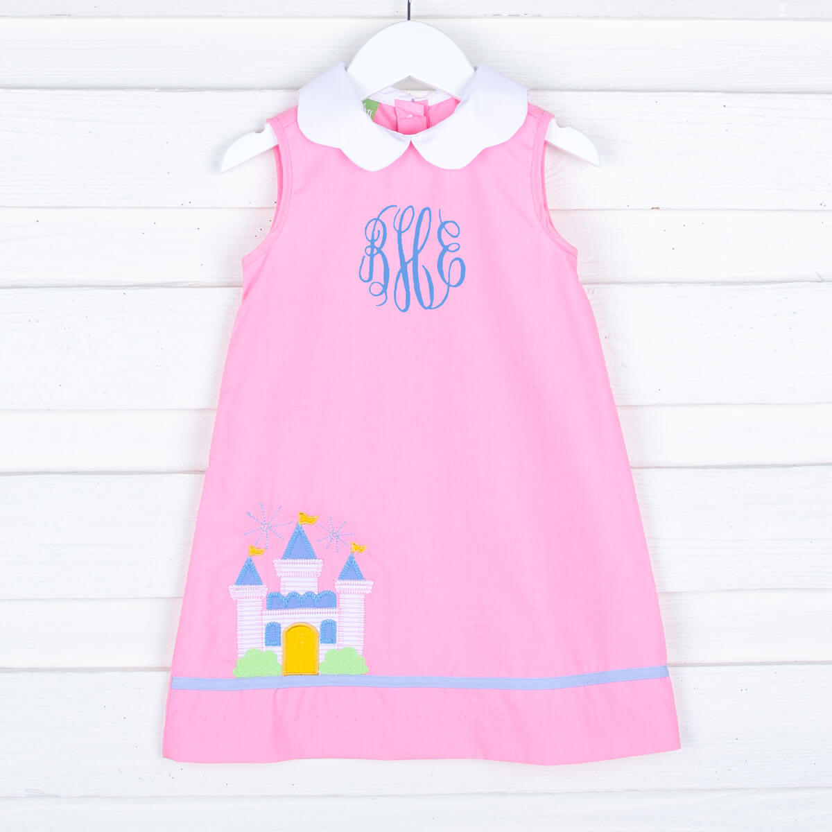 Princess Castle Scalloped Collared Dress