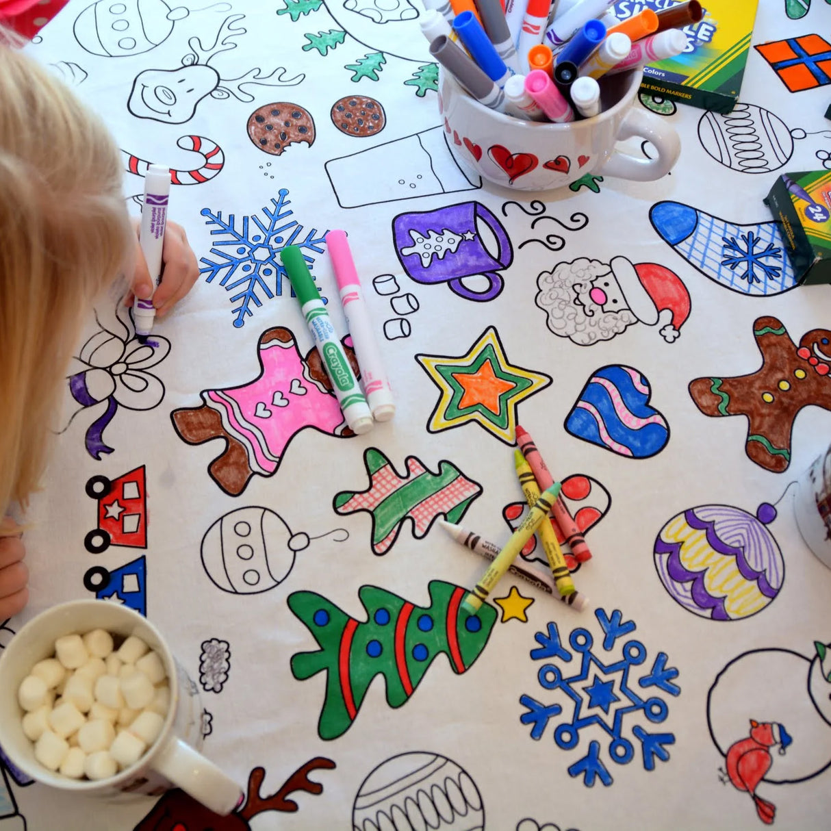 Holiday Tablecloth Square