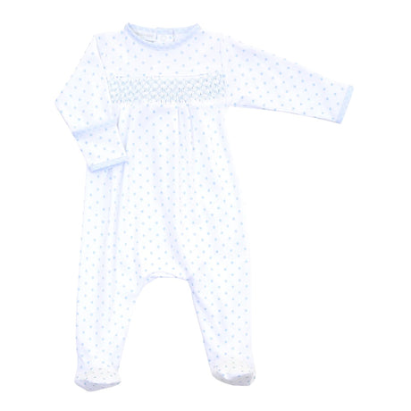 Polka Dot Smocked Essentials Footie