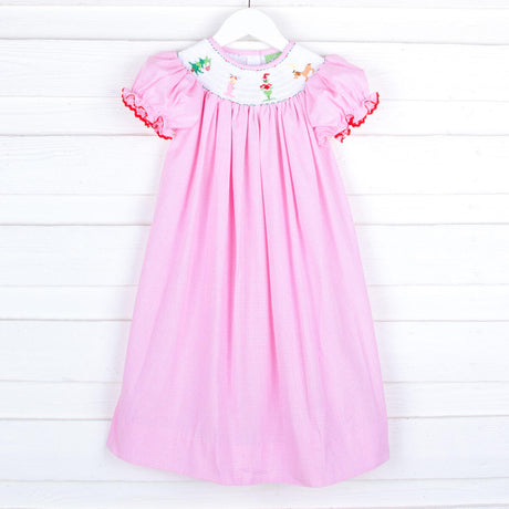 Mr. Grouch Smocked Bishop Dress