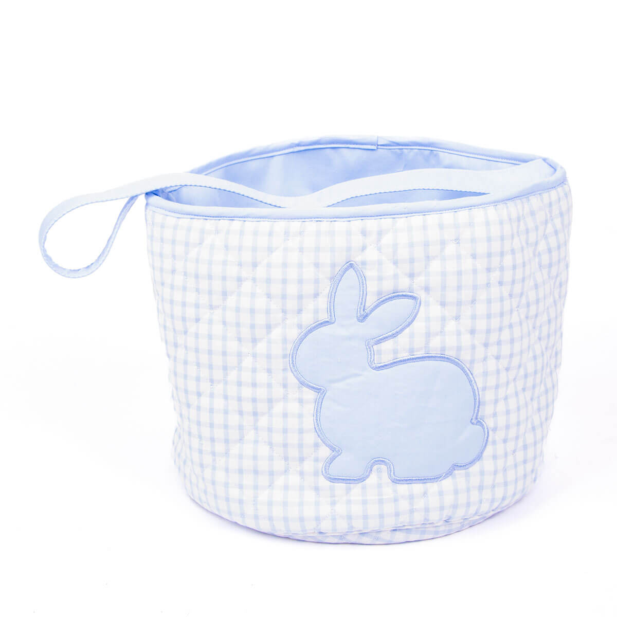 Blue Windowpane Easter Basket
