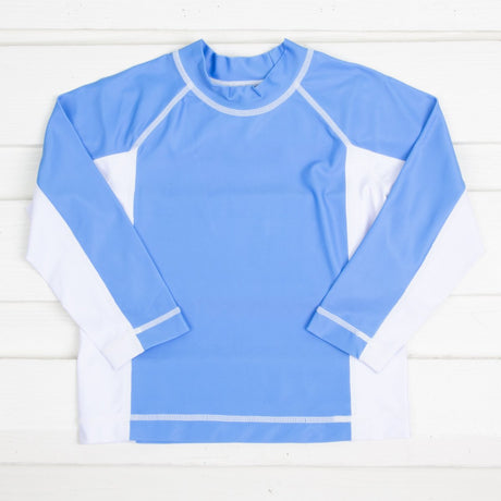 Watercolor Blue Rash Guard