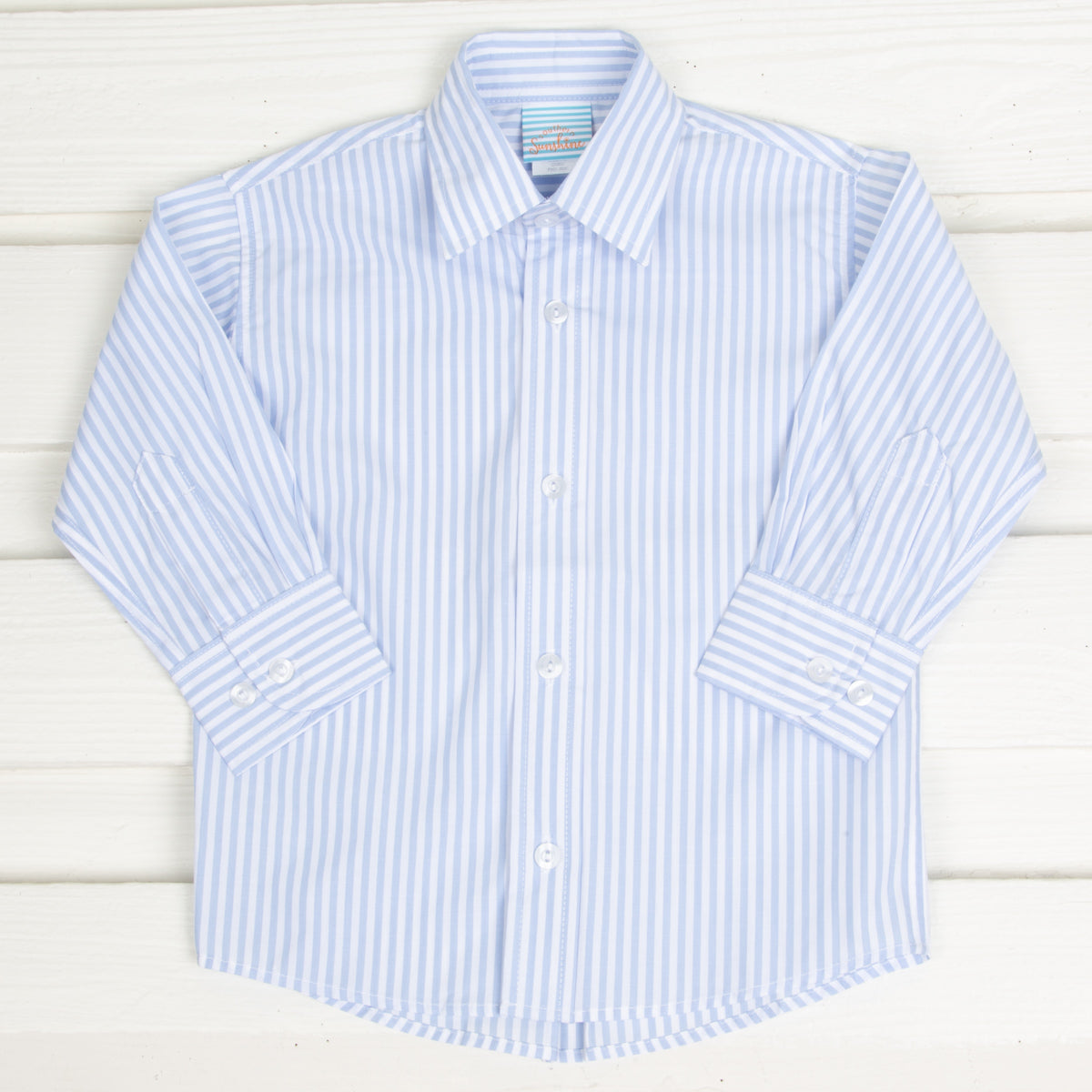 Blue Striped Button Down