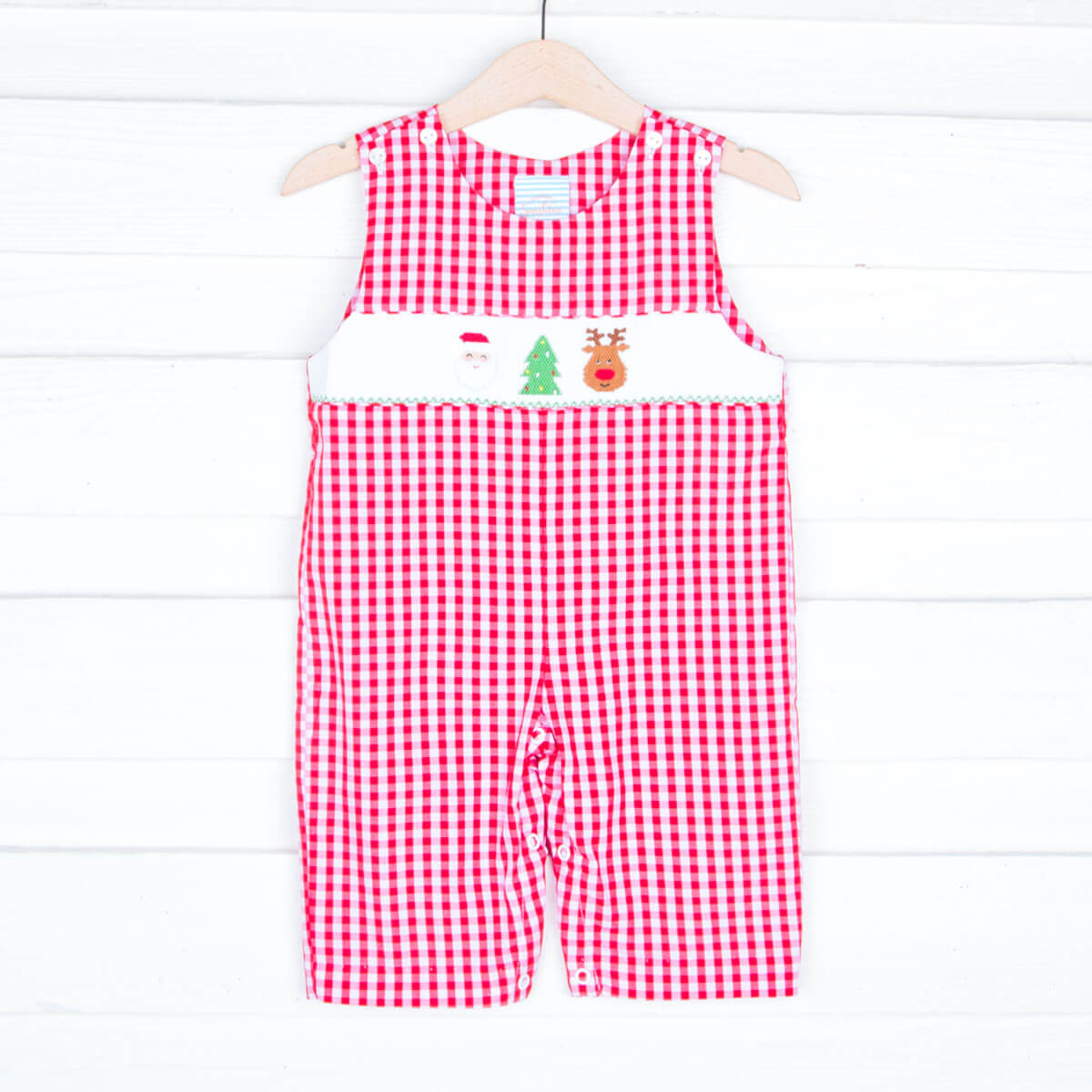 Christmas Smocked Longall