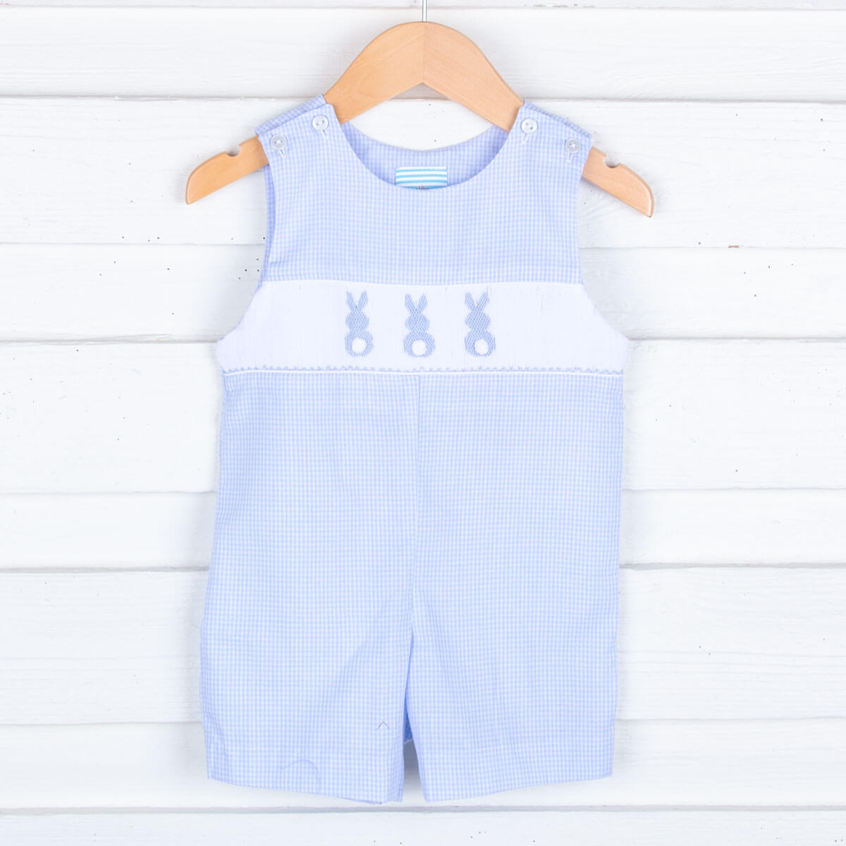Blue Bunny Bum Smocked Jon Jon