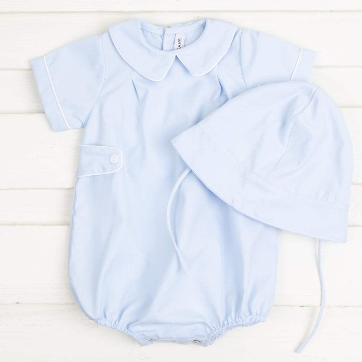 Blue Boy Bubble Infant Set