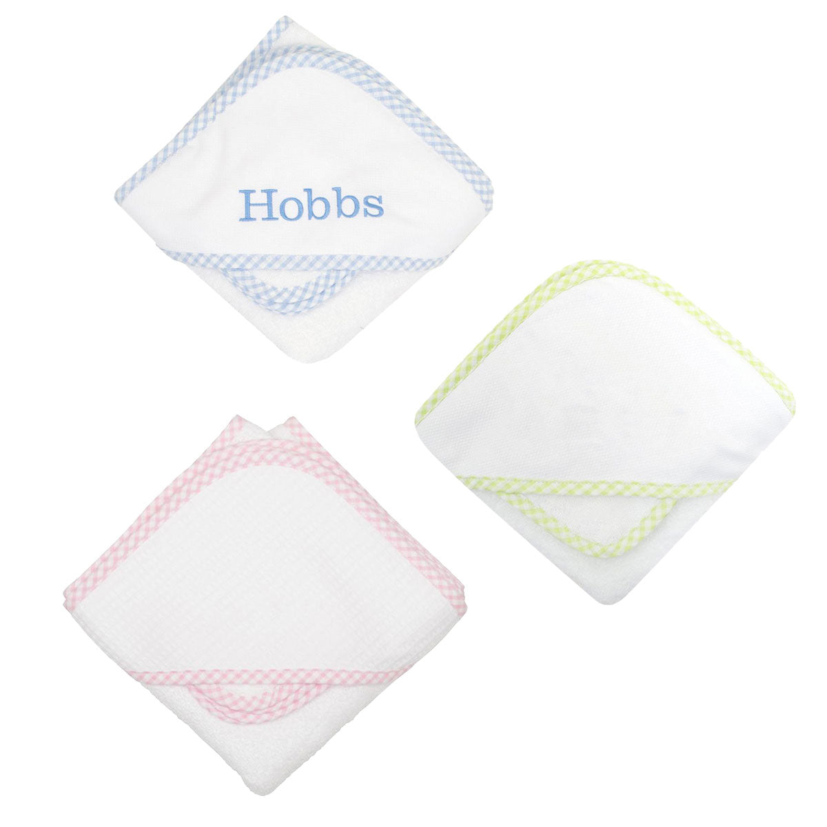 Check Hooded Towel Set