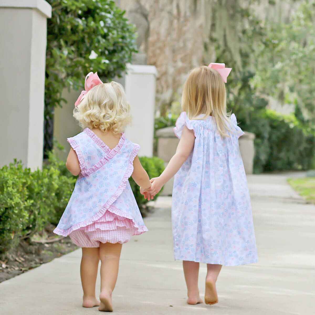 Easter Bunny Smocked Blooming Dress
